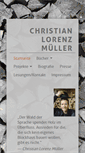 Mobile Screenshot of christian-lorenz-mueller.de