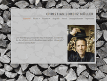 Tablet Screenshot of christian-lorenz-mueller.de